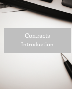Contracts Introduction Summary