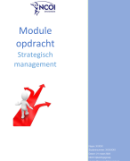 NCOI moduleopdracht Strategisch Management Cijfer 8