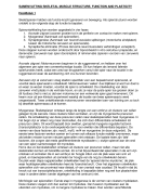 Samenvatting boek skeletal muscle structure, function and plasticity