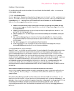 Samenvatting pyschologie