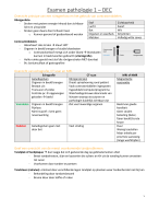 Pathologie 1 studiewijzer - 2VDK - JLG05I