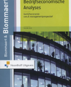 Bedrijfseconomische analyses Samenvatting 