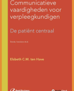 Communicatieve vaardigheden voor verpleegkundigen Samenvatting 