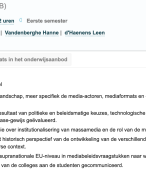 Mediabeleid deel 1