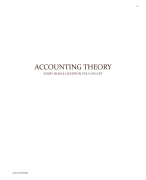 ACCOUNTING THEORY QUESTIONS  and ANSWERS