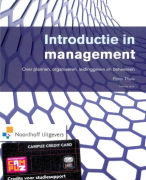Introductie in management Samenvatting 