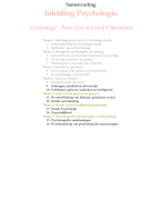 INLEIDING IN DE PSYCHOLOGIE PB0014 - DEEL 2, Open Universiteit, samenvatting 'Psychology' van Gray e
