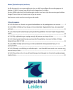 Samenvatting hoorcolleges BAS 4 Artrose heup & knie (Hogeschool Leiden) 
