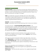 Samenvatting LWEO Economisch Beleid H1 + H2