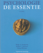 Psychologie, de essentie Samenvatting 