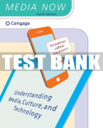 Test Bank For Media Now: Understanding Media, Culture, and Technology - 10th - 2018 All Chapters