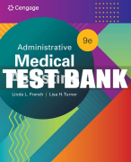 Test Bank For Administrative Medical Assisting - 9th - 2024 All Chapters